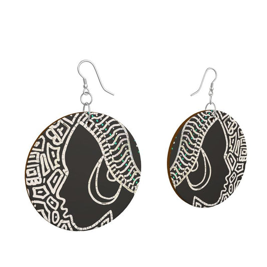 African Pattern Earrings