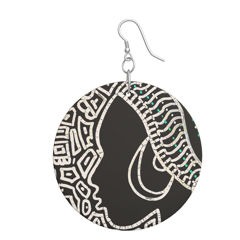 African Pattern Earrings