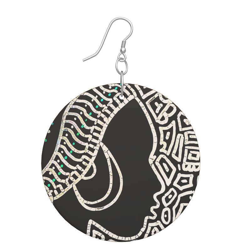 African Pattern Earrings